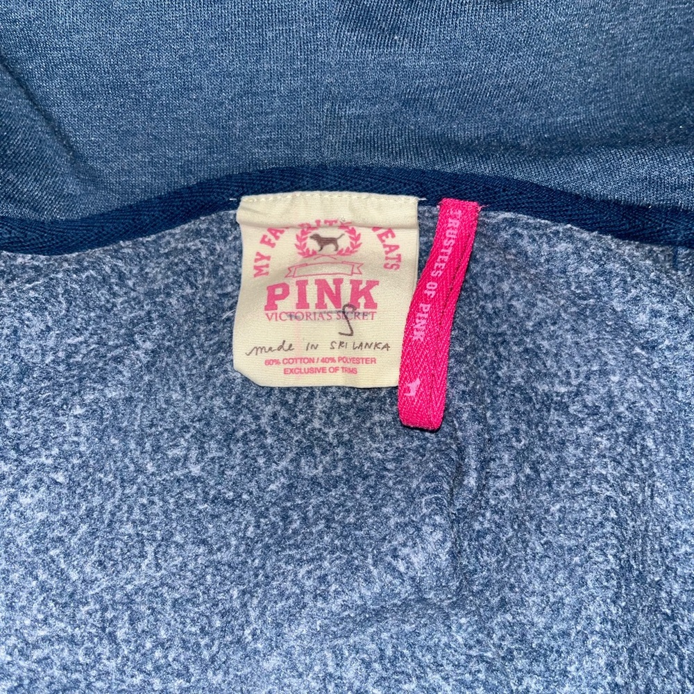 PINK Victoria's Secret Blue Hoodie - Picture 5 of 5